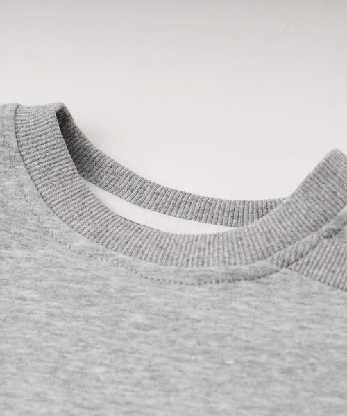 URBAN CHERRY（アーバンチェリー）の「カットショルダーハートデザイントレーナー（その他トップス・キッズ・グレー・110cm/130cm/140cm/120cm）」の15枚目の写真