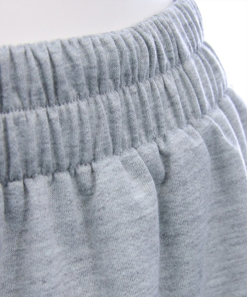 clear（クリア）の「ラインストーン2段ティアードスウェットミニスカート(セット可)[着回し力抜群 ガーリー キラキラ]（スカート・レディース・グレー/ブラック・F）」の11枚目の写真