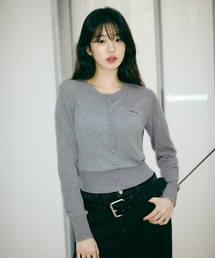 ROLA BASIC ROUND CARDIGAN GRAY
