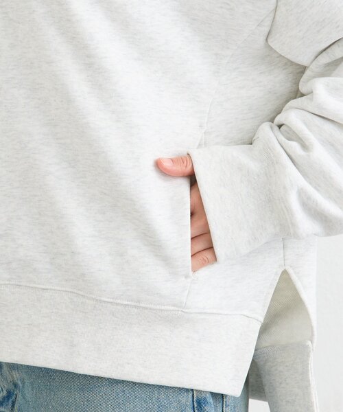 RIVE DROITE（リヴドロワ）の「【A・MONN(アモン)】ZIP SWEAT プルオーバー（スウェット・レディース・ネイビー/ライトグレー・FREE）」の7枚目の写真