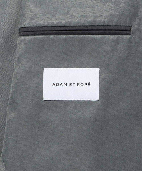 ADAM ET ROPE'(アダムエロペ)の「コットンキュプラ シングルジャケット(テーラードジャケット・メンズ・ブラック/チャコールグレー・M/L)」の13枚目の写真
