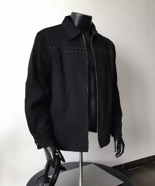 almo(アルモ)の「【LAMPOON】ツイルスタッズブルゾン(ブルゾン・レディース・ブラック・X-LARGE/LARGE/MEDIUM)」の4枚目の写真