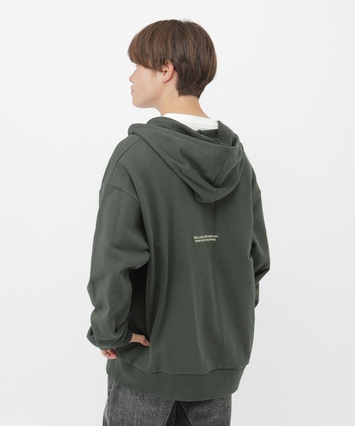 セール】ポイント刺繍ダブルZIPパーカー/AND YUA ANY/629905（パーカー