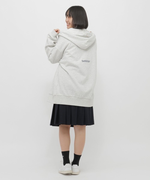 GLOBAL WORK（グローバルワーク）の「ポイント刺繍ダブルZIPパーカー/AND YUA ANY/629905（パーカー・キッズ・カーキ/ホワイト系その他/グレー系その他4・LARGE/MEDIUM）」の11枚目の写真