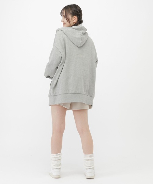 GLOBAL WORK（グローバルワーク）の「ポイント刺繍ダブルZIPパーカー/AND YUA ANY/629905（パーカー・キッズ・カーキ/ホワイト系その他/グレー系その他4・LARGE/MEDIUM）」の16枚目の写真