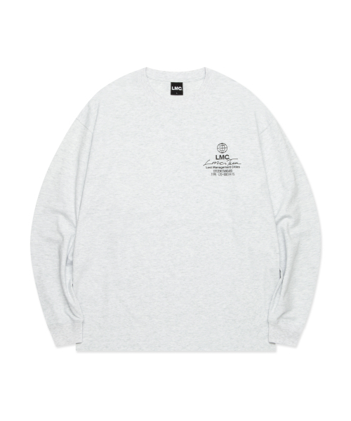 LMCの「SIGNATURE GLOBE LONG SLV TEE light heather gray(Tシャツ/カットソー・レディース・その他・S/M/L/XL)」の1枚目の写真
