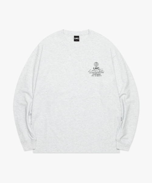 LMCの「SIGNATURE GLOBE LONG SLV TEE light heather gray(Tシャツ/カットソー・レディース・その他・S/M/L/XL)」の3枚目の写真