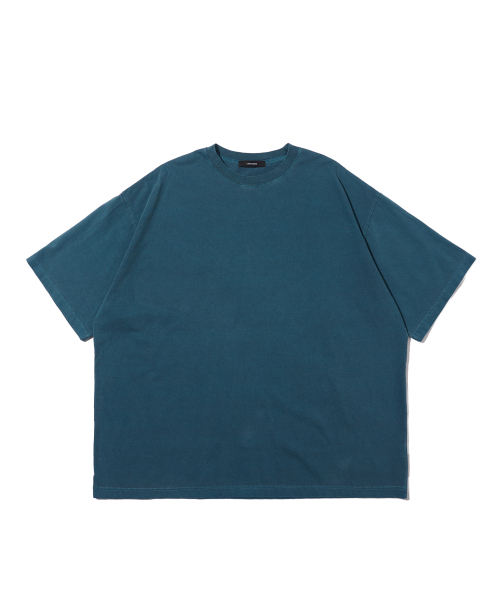 CARGOBROS(カーゴブロス)の「ピグメントオーバーボックス半袖Tシャツ(グリーン)(Tシャツ/カットソー・メンズ・その他・FREE)」の1枚目の写真