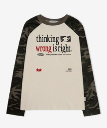 FUZZY SCAN（ファジスキャン）の「ロングイーズライトカモレグランロングスリーブ2カラー（Tシャツ/カットソー）」