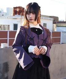 NIBBLE POISON（ニブルポイズン）の「フリルカラーショートジャケット（テーラードジャケット）」