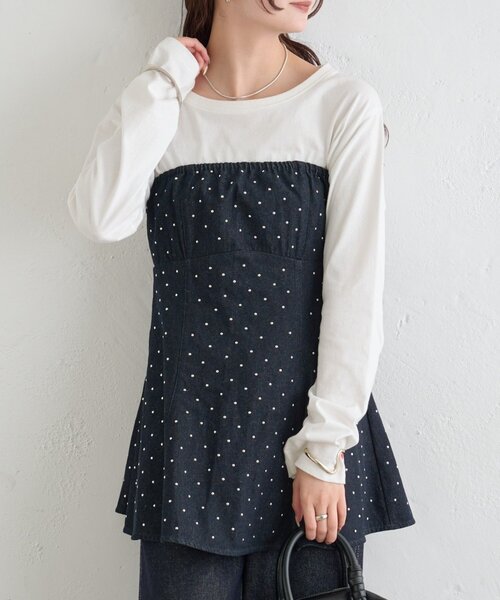 セール】【ZOZO限定/REVIVAL】26SSスタッズビスチェ（シャツ/ブラウス