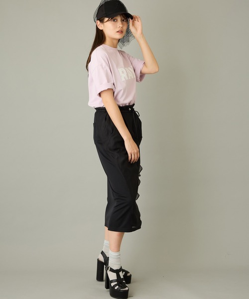 FLUMOR(フラマー)の「フリルジャージースカート(スカート・レディース・ブラウン/ブラック・38)」の13枚目の写真