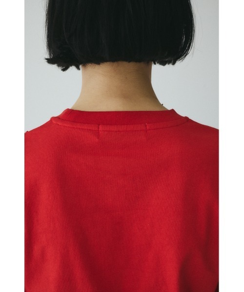 HeRIN.CYE(ヘリンドットサイ)の「Wave frill cut tops ウェーブフリルカットトップス(Tシャツ/カットソー・レディース・レッド/ホワイト/ブラック・FREE)」の15枚目の写真