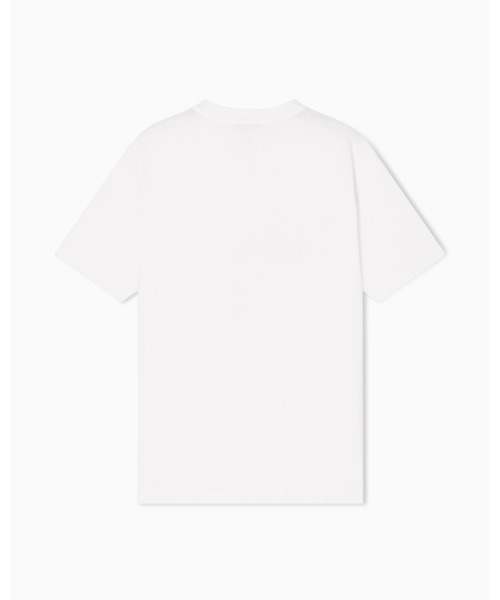 EMPORIO ARMANI（エンポリオアルマーニ）の「【エンポリオ アルマーニ】Icon Tシャツ ジャージー フォトグラフィックプリント＆刺繍（Tシャツ/カットソー・メンズ・ブルー/グレー・X-LARGE/SMALL/MEDIUM/LARGE/X-SMALL）」の8枚目の写真