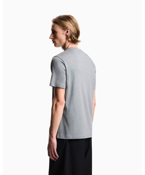 EMPORIO ARMANI（エンポリオアルマーニ）の「【エンポリオ アルマーニ】Icon Tシャツ ジャージー フォトグラフィックプリント＆刺繍（Tシャツ/カットソー・メンズ・ブルー/グレー・X-LARGE/SMALL/MEDIUM/LARGE/X-SMALL）」の5枚目の写真