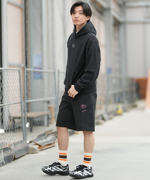 adidas(アディダス)の「adidas/アディダス プルオーバーパーカー マークゴンザレス Q2259(パーカー・メンズ・ブラック・M/XL/L)」の6枚目の写真