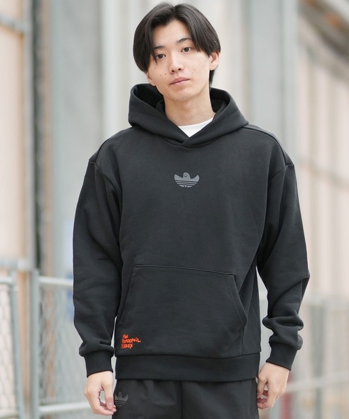 adidas(アディダス)の「adidas/アディダス プルオーバーパーカー マークゴンザレス Q2259(パーカー・メンズ・ブラック・M/XL/L)」の2枚目の写真