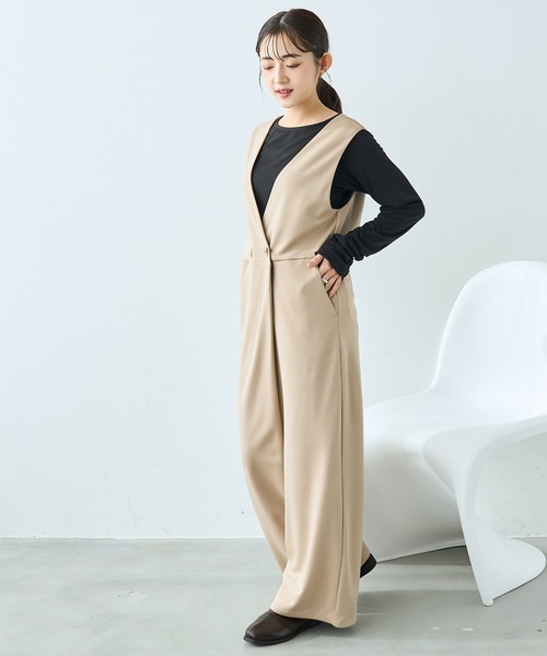 セール】カシュクール サロペット【586071】（サロペット