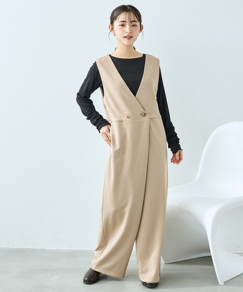 セール】カシュクール サロペット【586071】（サロペット