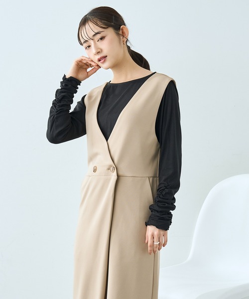 カシュクール サロペット【586071】（サロペット/オーバーオール