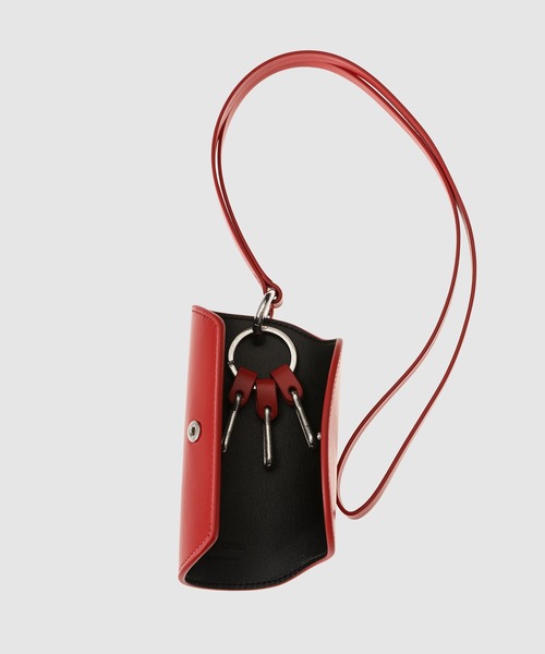 JIL SANDER(ジルサンダー)の「CANNOLO MULTIPLE KEY(キーケース/キーアクセサリー・レディース・ライトブラウン/レッド・UNI)」の7枚目の写真