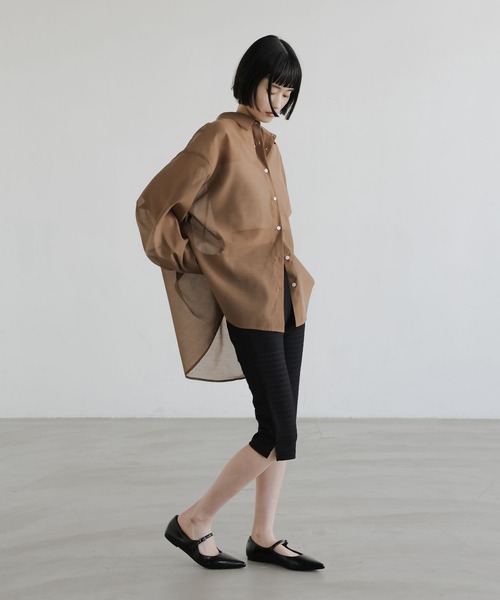 LOWRYS FARM（ローリーズファーム）の「カプリパンツ 653946（その他パンツ・レディース・ブラック/ホワイト・LONG/SHORT）」の7枚目の写真