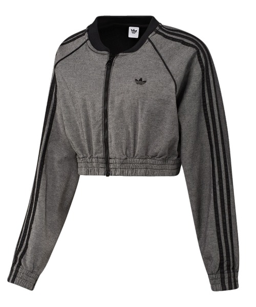 adidas(アディダス)の「【adidas】DENIM SST TRACK TOP(その他アウター・レディース・ブラック/グレー・M/S)」の2枚目の写真