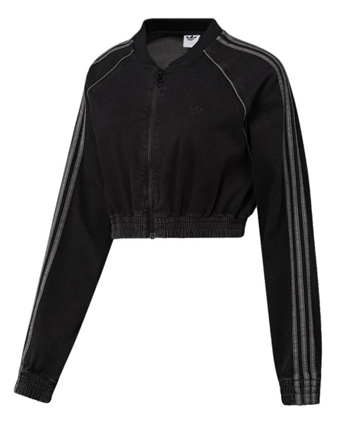 adidas(アディダス)の「【adidas】DENIM SST TRACK TOP(その他アウター・レディース・ブラック/グレー・M/S)」の1枚目の写真