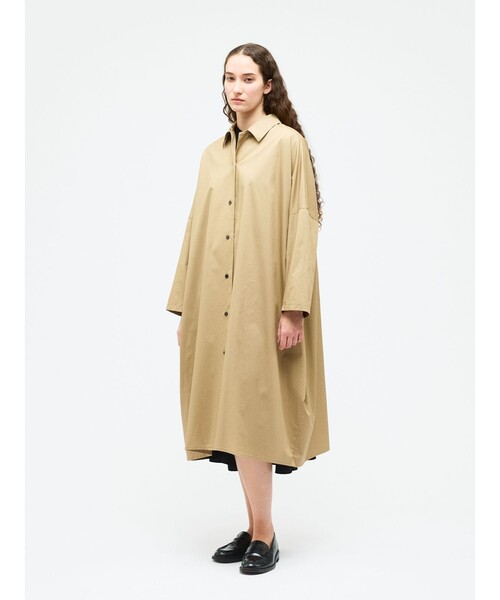 mizuiroind（ミズイロインド）の「mizuiro ind ワイドシャツコート（その他アウター・レディース・ベージュ/ネイビー/ブラック・FREE）」の11枚目の写真