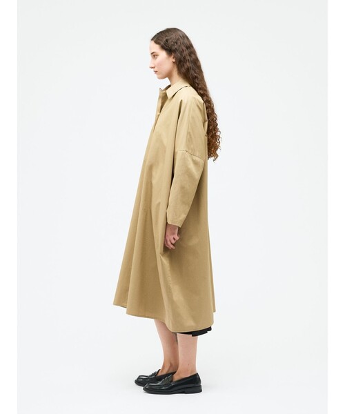 mizuiroind（ミズイロインド）の「mizuiro ind ワイドシャツコート（その他アウター・レディース・ベージュ/ネイビー/ブラック・FREE）」の13枚目の写真