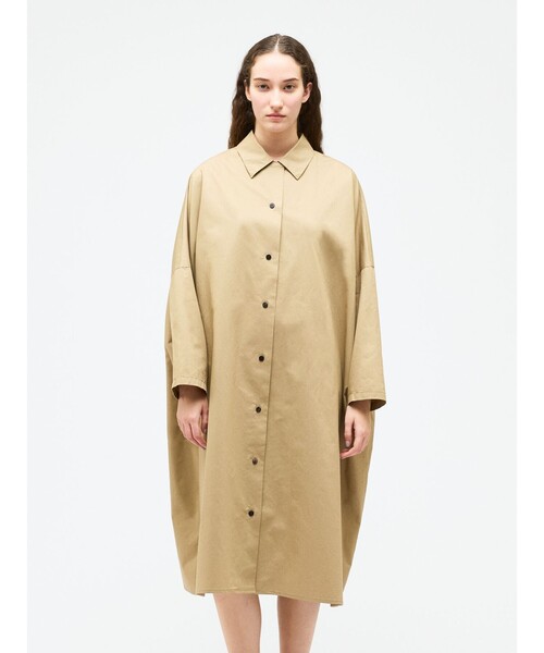 mizuiroind（ミズイロインド）の「mizuiro ind ワイドシャツコート（その他アウター・レディース・ベージュ/ネイビー/ブラック・FREE）」の15枚目の写真