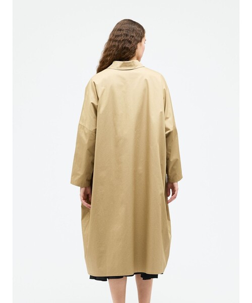 mizuiroind（ミズイロインド）の「mizuiro ind ワイドシャツコート（その他アウター・レディース・ベージュ/ネイビー/ブラック・FREE）」の18枚目の写真