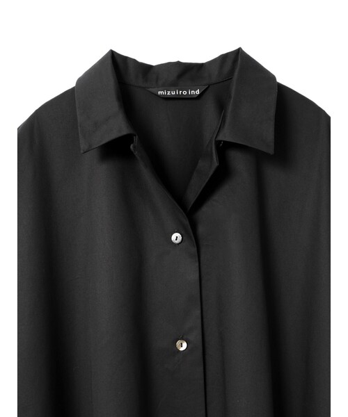 mizuiroind（ミズイロインド）の「mizuiro ind ワイドシャツコート（その他アウター・レディース・ベージュ/ネイビー/ブラック・FREE）」の20枚目の写真