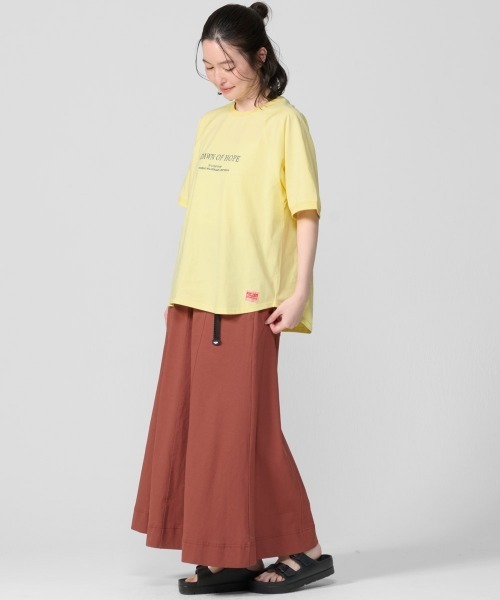 KRIFF MAYER Lady's Collection(クリフメイヤーレディースコレクション)の「【UVカット・接触冷感・吸水速乾】遮熱刺繍T(Tシャツ/カットソー・レディース・イエロー/ライトグレー/レッド/ブルーグリーン・SMALL/MEDIUM/LARGE)」の6枚目の写真