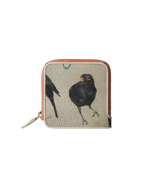 HIROKO HAYASHI（ヒロコハヤシ）の「MERLO（メルロ）ファスナー式二つ折り財布（財布・レディース・オレンジ系1・00）」の2枚目の写真