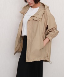 libelle more（リベル モア）の「【NC撥水加工】裾ドロストミドル丈ブルゾン マウンテンパーカー（マウンテンパーカー）」