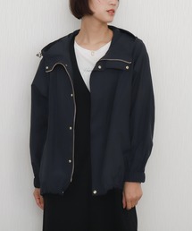 libelle more | 【NC撥水加工】裾ドロストミドル丈ブルゾン マウンテンパーカー(マウンテンパーカー)