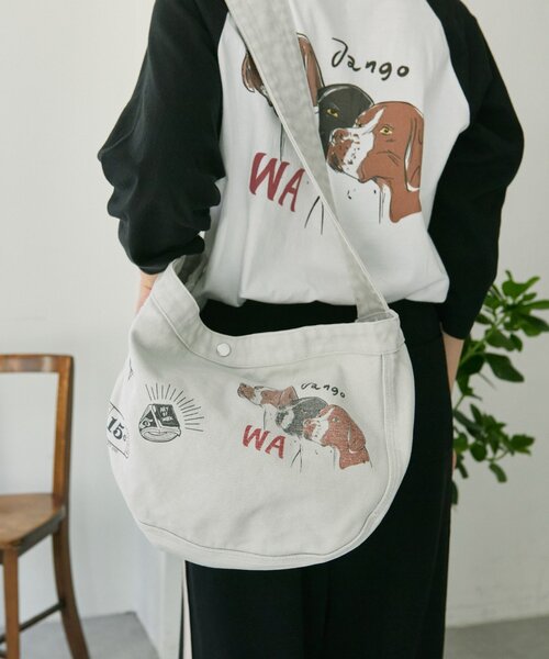 ear PAPILLONNER（イアパピヨネ）の「Kendai×SUM1 STYLE別注バッグ【SUM1 STYLE】（ショルダーバッグ・レディース・サンドベージュ/ライトグレー・FREE）」の8枚目の写真