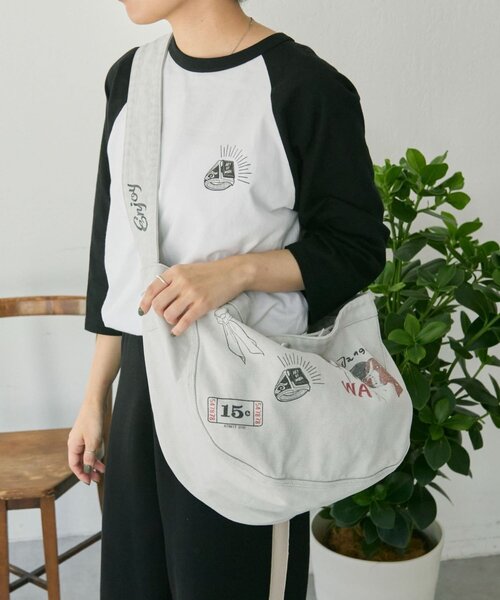 ear PAPILLONNER（イアパピヨネ）の「Kendai×SUM1 STYLE別注バッグ【SUM1 STYLE】（ショルダーバッグ・レディース・サンドベージュ/ライトグレー・FREE）」の10枚目の写真