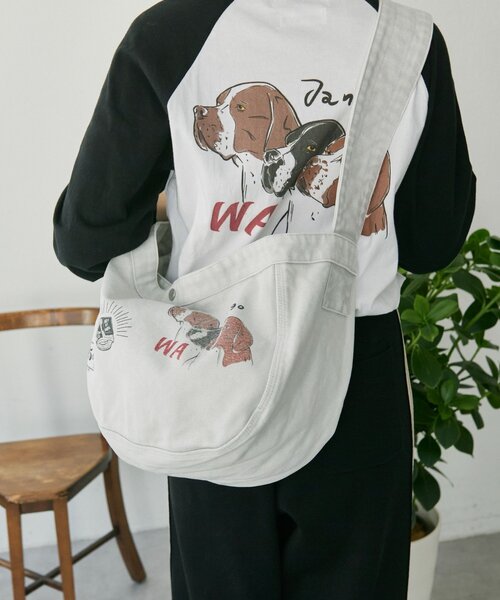 ear PAPILLONNER（イアパピヨネ）の「Kendai×SUM1 STYLE別注バッグ【SUM1 STYLE】（ショルダーバッグ・レディース・サンドベージュ/ライトグレー・FREE）」の11枚目の写真