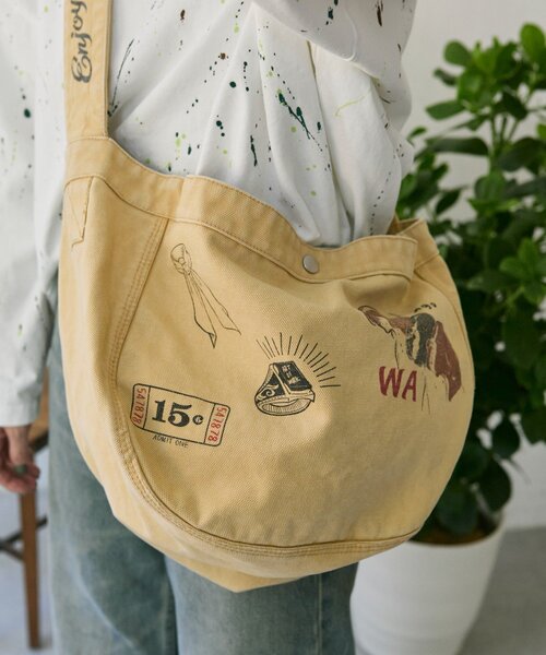 ear PAPILLONNER（イアパピヨネ）の「Kendai×SUM1 STYLE別注バッグ【SUM1 STYLE】（ショルダーバッグ・レディース・サンドベージュ/ライトグレー・FREE）」の20枚目の写真