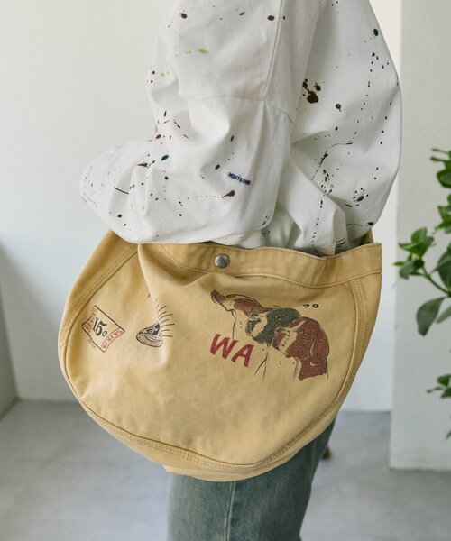 ear PAPILLONNER（イアパピヨネ）の「Kendai×SUM1 STYLE別注バッグ【SUM1 STYLE】（ショルダーバッグ・レディース・サンドベージュ/ライトグレー・FREE）」の21枚目の写真