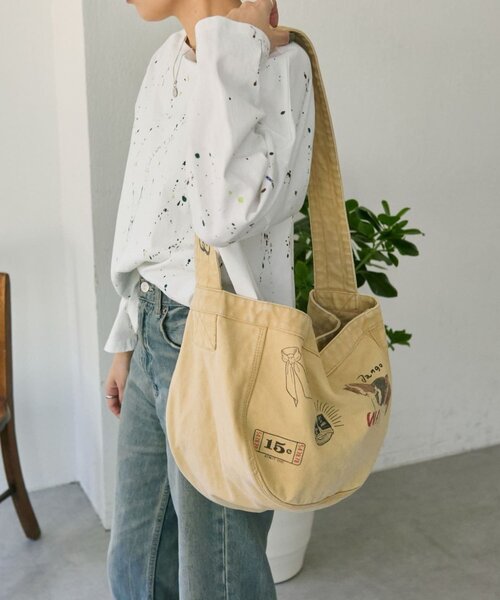 ear PAPILLONNER（イアパピヨネ）の「Kendai×SUM1 STYLE別注バッグ【SUM1 STYLE】（ショルダーバッグ・レディース・サンドベージュ/ライトグレー・FREE）」の22枚目の写真