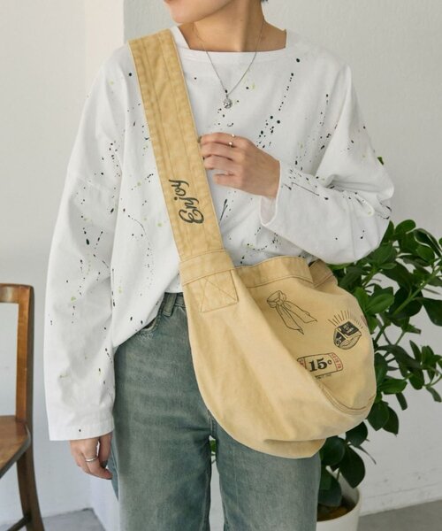 ear PAPILLONNER（イアパピヨネ）の「Kendai×SUM1 STYLE別注バッグ【SUM1 STYLE】（ショルダーバッグ・レディース・サンドベージュ/ライトグレー・FREE）」の21枚目の写真