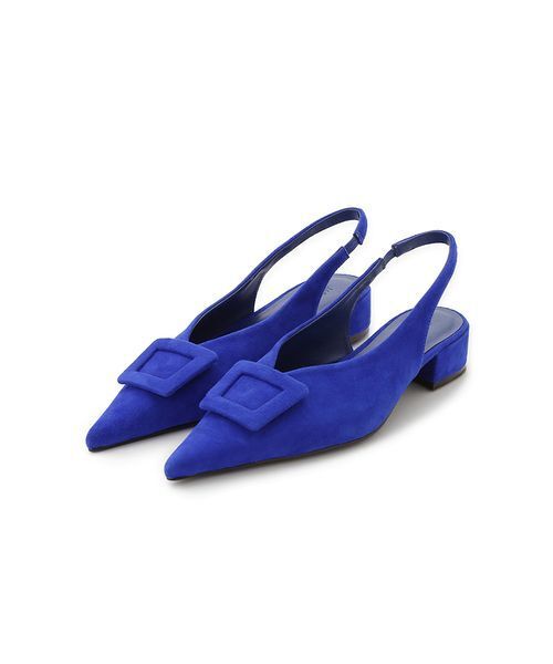 Mila Owen（ミラオーウェン）の「バックル付きラムレザースリングパンプス（パンプス・レディース・モカ/レッド/ブラック/ブルー・36/37/38）」の3枚目の写真