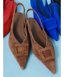 Mila Owen（ミラオーウェン）の「バックル付きラムレザースリングパンプス（パンプス）」