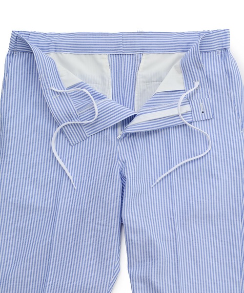 UNION STATION(ユニオンステーション)の「【セットアップ対応】シアサッカースラックス(スラックス・メンズ・ネイビー/ストライプ・M/S/L/LL)」の8枚目の写真