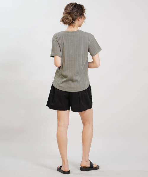 RIKKA FEMME（リッカファム）の「RIKKA FEMME/リッカファム ﾀｯｸｼｮｰﾂ ショーツ RF6S-3303（その他パンツ・レディース・ベージュ/ブラック・M/L/S/M）」の7枚目の写真