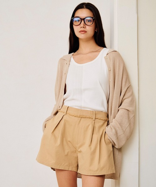 RIKKA FEMME（リッカファム）の「RIKKA FEMME/リッカファム ﾀｯｸｼｮｰﾂ ショーツ RF6S-3303（その他パンツ・レディース・ベージュ/ブラック・M/L/S/M）」の10枚目の写真