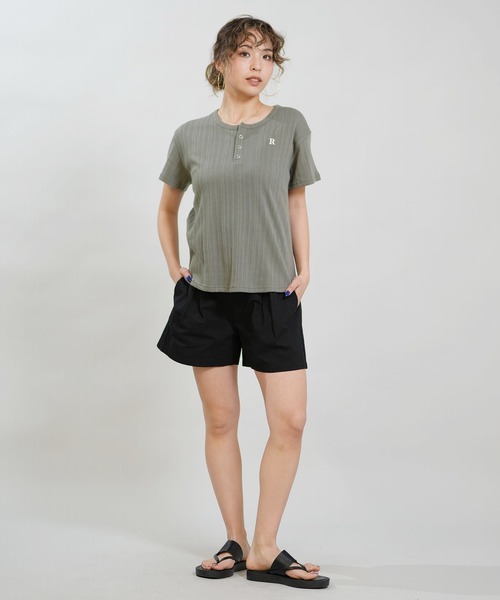 RIKKA FEMME（リッカファム）の「RIKKA FEMME/リッカファム ﾀｯｸｼｮｰﾂ ショーツ RF6S-3303（その他パンツ・レディース・ベージュ/ブラック・M/L/S/M）」の5枚目の写真